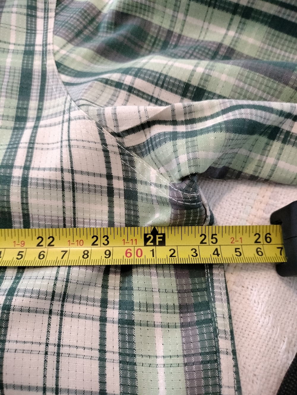 Harley-Davidson Men's XL Plaid Button-Down Shirt - Green/Grey Ripstop - Picture 12 of 13